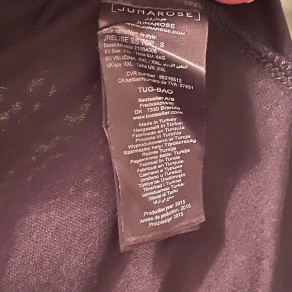 Black Junarose Women's Mesh Top - Picture 7 of 10